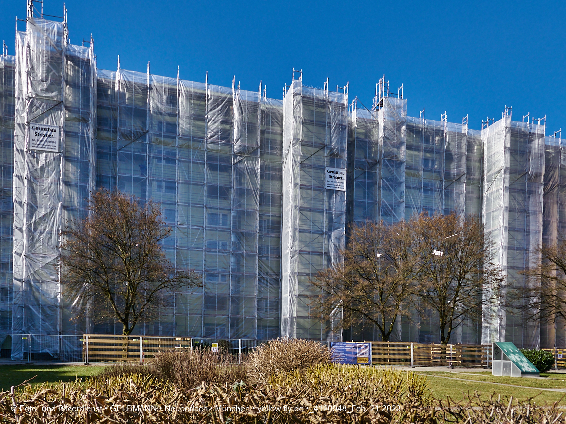 21.02.2023 -  Mega-Sanierung in der Kurt-Eisner-Straße in Neuperlach